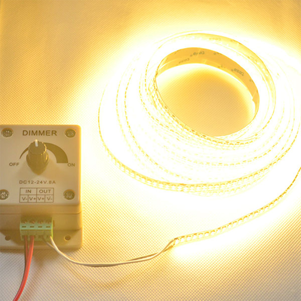 Dual Row 3014SMD 2400LEDs LED Rope Light - DC24V Super Bright Flexible Lighting Dual Row 3014SMD 2400LEDs LED Rope Light - DC24V Super Bright Flexible Lighting